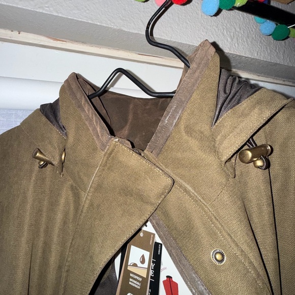 BALENO Womens Kensington Waterproof Coat - Pine Green $285 MSRP Brand New w/tags - Picture 8 of 13